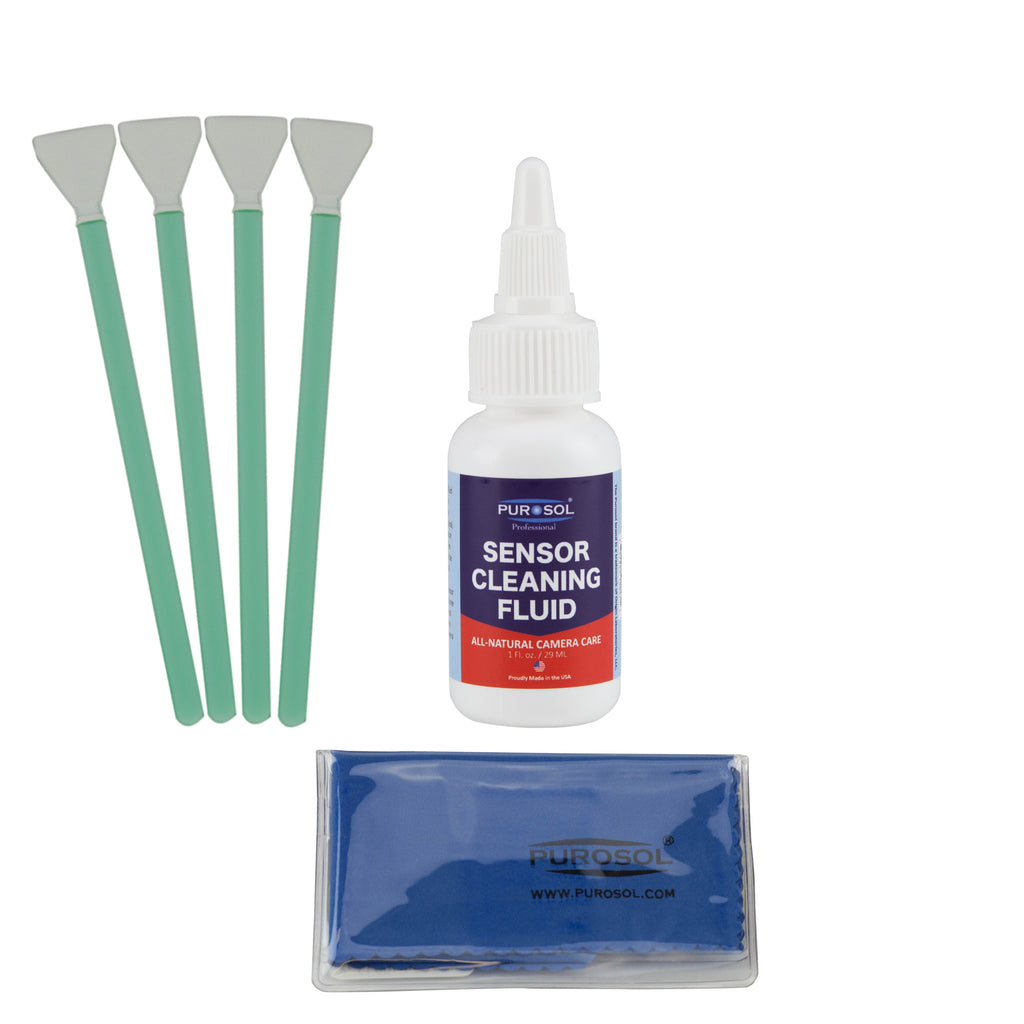 Purosol Sensor Cleaning Kit w/ Small Cloth - Purosol Professional Lens and Screen Cleaner