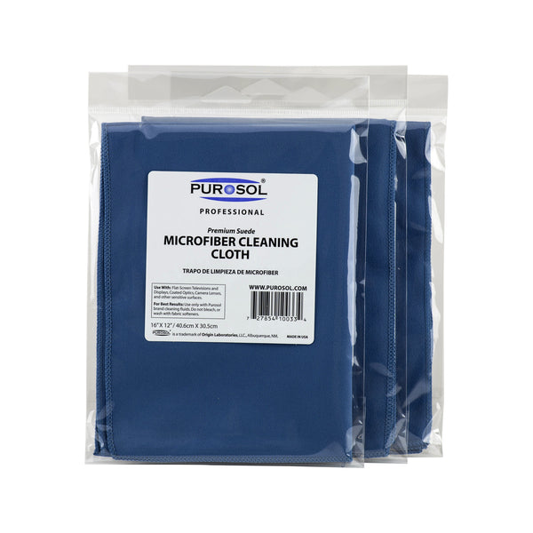 Purosol Microfiber Cloth - Purosol Professional Lens and Screen Cleaner 
